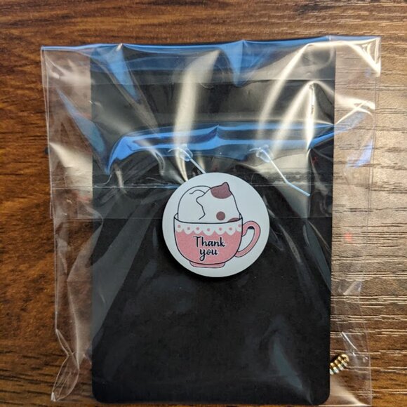 Brown Tabby Sterling 925 Silver Drop Earrings - Picture 8 of 13